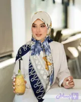 روسری ابریشم توییل مارک gnt سایز 140 در 8 رنگ کد323