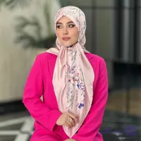 روسری ابریشم ساتن مارک gnt قواره 125 کد 350