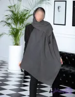 شال نخی منگوله دار طرح پیچازی کد 2-208