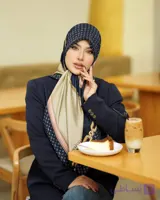 روسری ابریشم توییل طرحدار لویی ویتون سایز ۱۳۰ چهار فصل کد 375