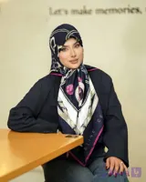 روسری مجلسی ابریشم توییل طرح سلین سایز ۱۳۰ برند GNT | کد 376