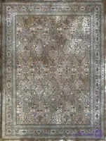 فرش ماندانا کد 6357 ، 1200 شانه ، 2 رنگ