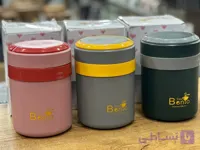 لانچ باکس 2تایی‌‌ دارای محافظ فایبر گلاس..2لیتری..