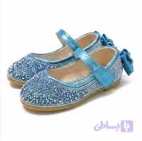 کفش بچگانه مجلسی دخترانه وارداتی نگین دار کد N242-447