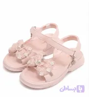 صندل بچگانه پاپیونی وارداتی صورتی کد N242-031