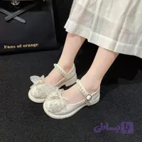 کفش بچگانه مجلسی دخترانه پاپیونی کد N242-141