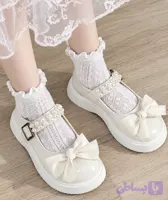 کفش بچگانه مجلسی دخترانه مرواریدی وارداتی کد N242-096