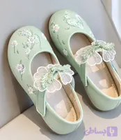 کفش بچگانه مجلسی دخترانه وارداتی گلدار کد N242-351
