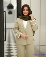 ست کت و شلوار لینن اسلپ