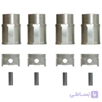 بوش و پیستون و گژنپین قائم مناسب پژو 405 موتور XU7 | بسته 4 عددی