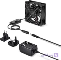 فن 80 میلی‌متری 12 ولتی 3 سرعته، فن Case Fan سازگار با رایانه / PS / کابینت AV / روتر چند طرفه برند ELUTENG