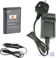 کیت شارژر فندکی و باتری دوربین نیکون EN-EL23 Nikon Coolpix P600 S810c P900S برند DSTE