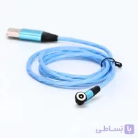 کابل شارژ مغناطیسی USB به MicroUSB Us ll لایتنینگ مدل LED برند AUFU