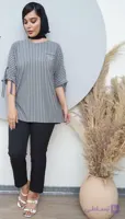 شومیز زنانه آستین گره