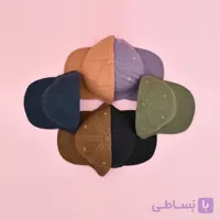 کلاه کپ کتان سنگشور ست بک ساده اکسپو کد 313