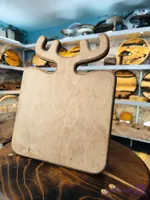 تخته سرو شاخ گوزنی مربع متریال چوب پلای وود