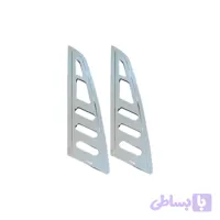 استیل لچکی شیشه عقب پراید ۲ عددی