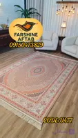 فرشینه سنتی فرشینه آفتاب کد U477مخمل شانل ترک استپدار