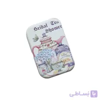 قوطی فلزی جا آدامس طرح قوری و فنجان کد G008