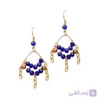 گشواره سنتی طرح نغمه خط هنر | زیورآلات کریستالی خاص ✨