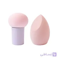 ست پد آرایشی حرفه‌ای خط هنر (قارچی و تخم‌مرغی) | میکاپ مخملی ✨