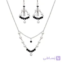 نیم ست طرح گل پری؛ زیورآلات خاص و درخشان خط هنر