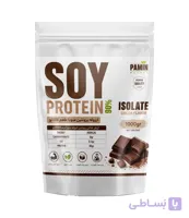 پودر پروتئین ایزوله سویا 90% 500گرمی طعم کاکائو