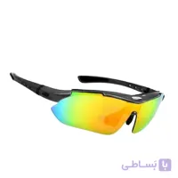 عینک دوچرخه سواری مدل 0012 به همراه کاور بسته 4 عددی