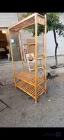 رگال لباس چوبی روسین مدل ۲طبقه