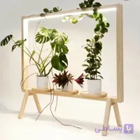 استند گل چوبی روسین مدل تی وی