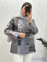 مانتو کتی مجلسی ژاکارد ماهدخت