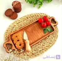 سینی رولت خوری چوبی