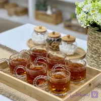 فنجون دسته مرواریدی پیرکس وارداتی آنتی شوک Deli