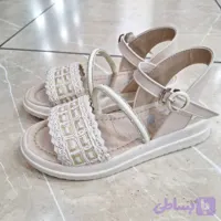 صندل زنانه و دخترانه تابستانی حصیری نگین داربسیار سبک و راحت sandel zananeh ve dokhtaraneh tabastani hasiri negin darbasiar sabak ve rahat