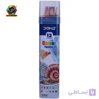 مداد رنگی دامس آبرنگی 12 رنگ
