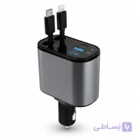 شارژر فندکی خودرو 4 کاره DALE مدل iCar 4
