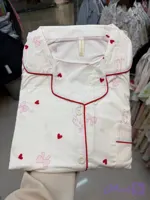 ست دو تیکه راحتی بلوزجلو دکمه و شلوار نخ پنبه وارداتی دخترانه و زنانه کد 9923