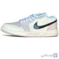 کفش کتونی مردانه ایر جردن ۱ لو اس ای سنددریفت گلیشر بلو NikeAir Jordan 1 Low SE Sanddrift Glacier Blue