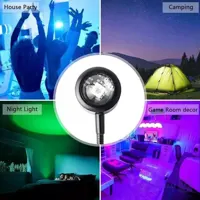 چراغ اتمسفر usb هفت رنگ(رقص نور،عکاسی ،چراغ اتاق کودک، مهمانی،تولد،ماشین و ..)