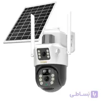 دوربین مینی اسپیددام 2 لنز خورشیدی سیمکارتی مدل AT10