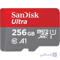 کارت حافظه MicroSDXC سن دیسک Ultra کلاس 10 استاندارد UHS-I U1 A1 سرعت 150 مگابایت بر ثانیه ظرفیت 256 گیگابایت