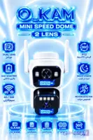 دوربین مینی اسپیددام سیمکارتی 2 لنز OkAM مدل DS2 با سرور داخلی