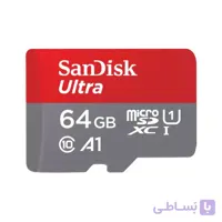 کارت حافظه MicroSDXC سن دیسک مدل Ultra کلاس 10 استاندارد UHS-I U1 A1 سرعت 120 مگابایت بر ثانیه ظرفیت 64 گیگابایت