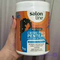 کرم موی فر سالن لاین Salon line
