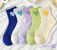 جوراب نیم ساق قلبی