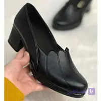 کفش طبی زنانه پاشنه دار رویه چرم بیاله PAMSHOP