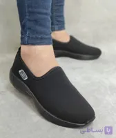 کفش کتانی زنانه و مردانه مدل اسکیچرز SK رویه کتان زیره پیو تزریق PAMSHOP