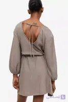 پیراهن بلند پفکی زنانه  برند  H&M🇸🇪   سایزبندی میکس s-m-l-xl دو رنگ باهم میکس حالت واید وایمیسته
