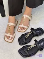 صندل زنانه مدل ysl پاشنه ۳ سانت