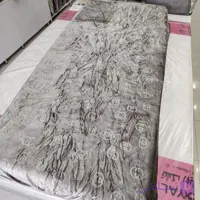 نیم ست روتختی مخمل یک نفره طوسی